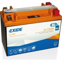 Bateria de mota Exide ELTX20H 12V 7Ah 380A - 1